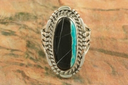 Genuine Sunnyside Turquoise Sterling Silver Ring